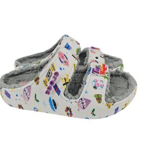 Crocs x Disney Pixar Toy Story Christmas Edition Fuzzy Slides Sandals M 6 W 9